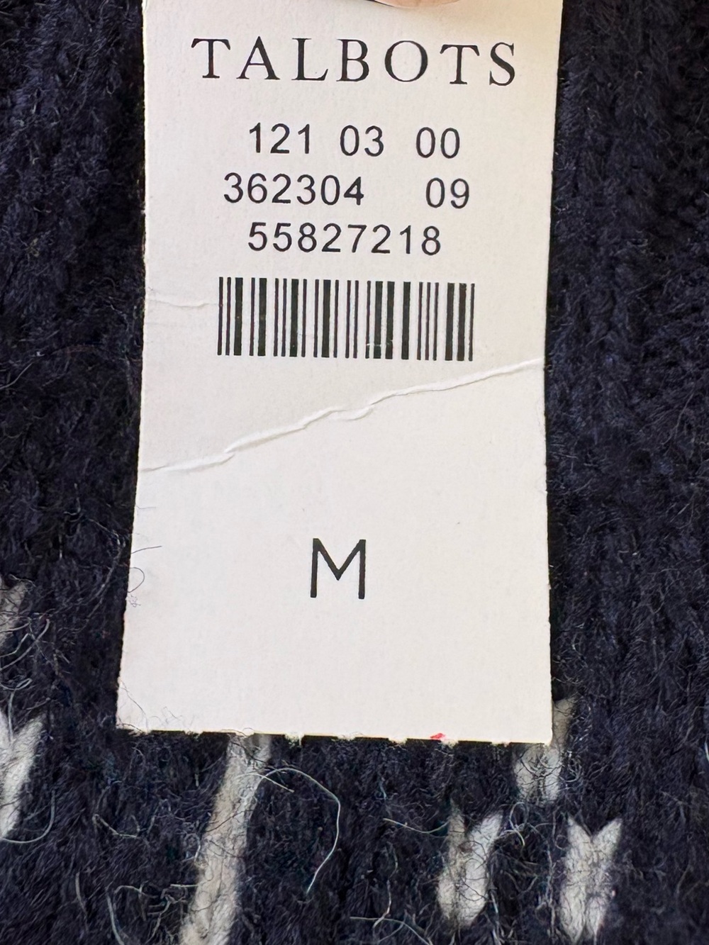 Talbots Embroidered Yoke Boatneck Pullover - Fair Isle Medium NWT - Picture 5 of 8